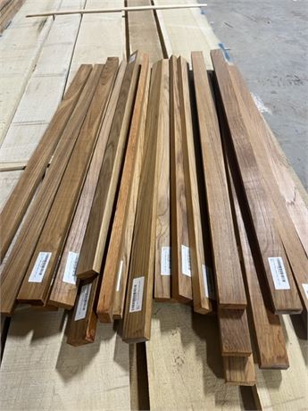 3/4" x 1 3/4" x 42"  Teak Lumber